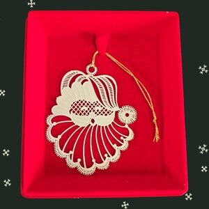 Winterlace by Tamerlane Ornament Santa in Original Box #15051 Made in USA